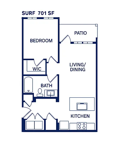 Floor plan A1+ Surf