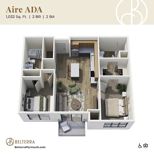 Floor plan Aire ADA - Affordable
