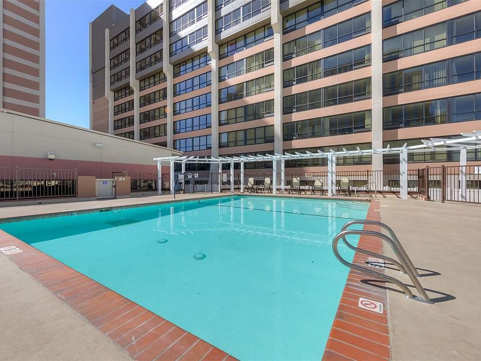 Roof patio with pool, hot tub, and BBQ grill area