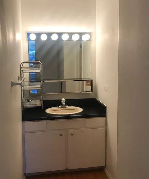 bathroom sink station