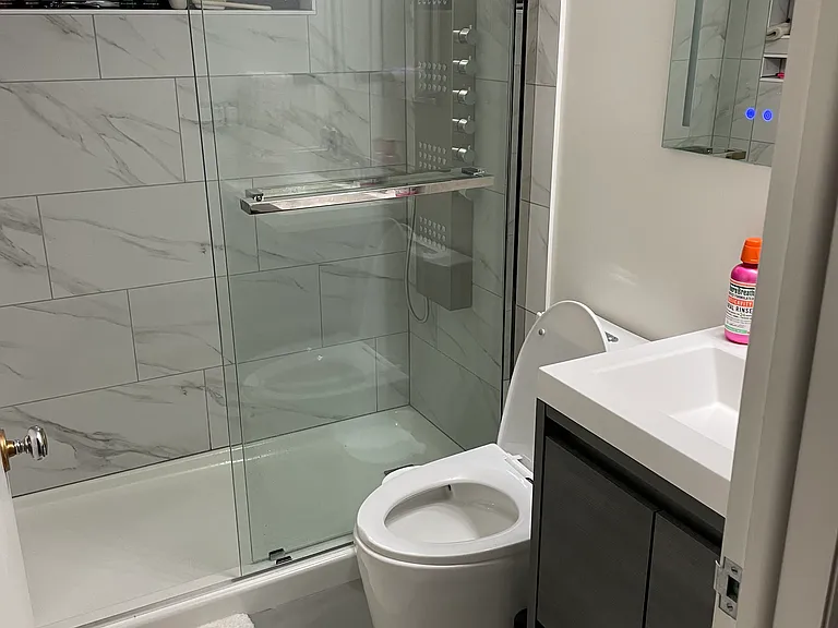 Upstairs bathroom (completely remodeled)