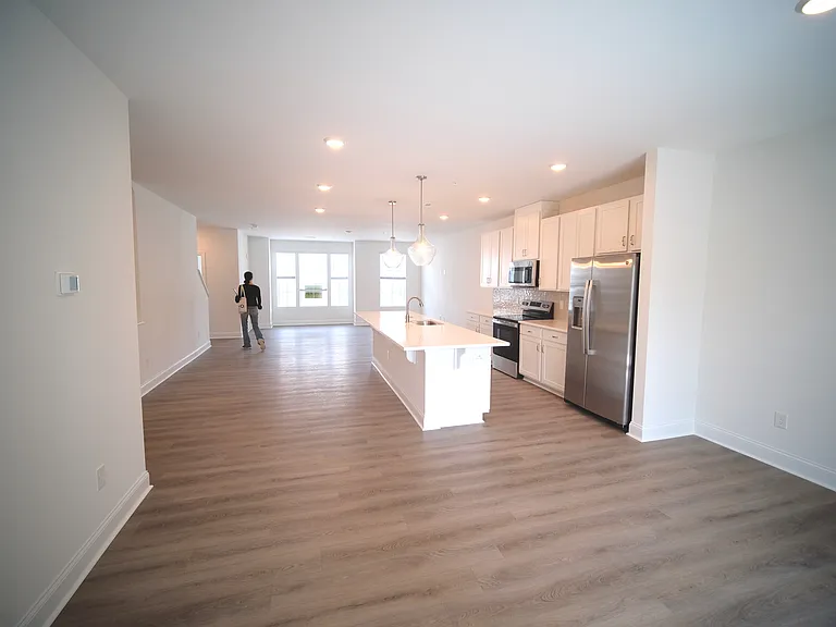 Kitchen from dining area