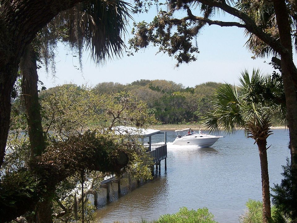 view from living room and deck