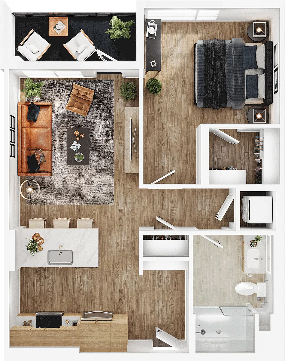 Floor plan A1-A