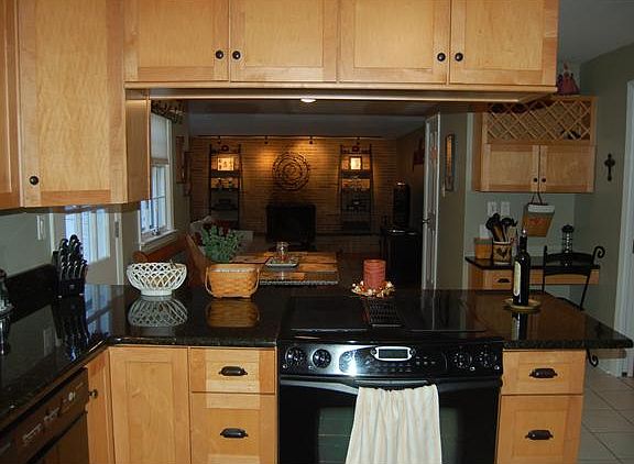 Granite Counters and Open to Family Room