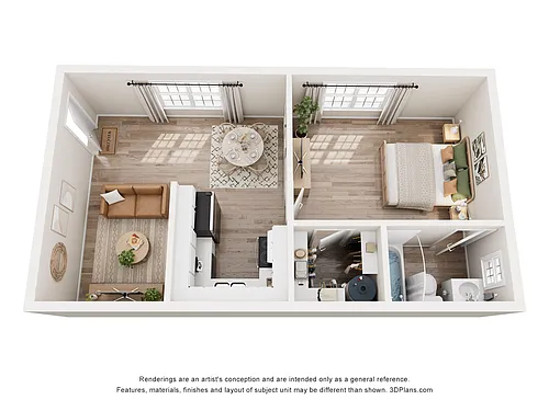 Floor plan 1 Bedroom
