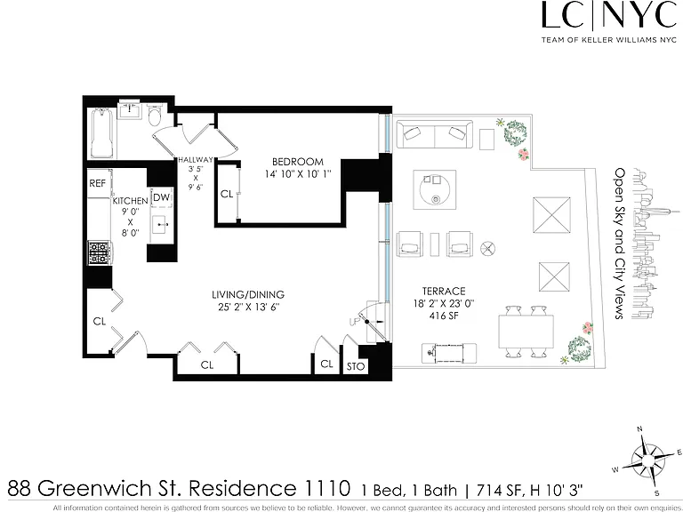 88 Greenwich St #1110 — Photo 2