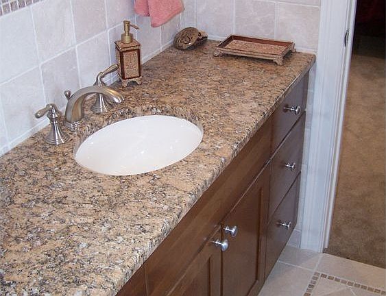 Granite Counters in Masterbath