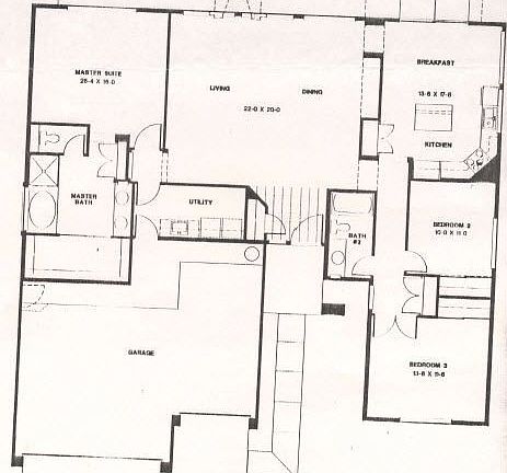 3bd, 2bth Floor Plan