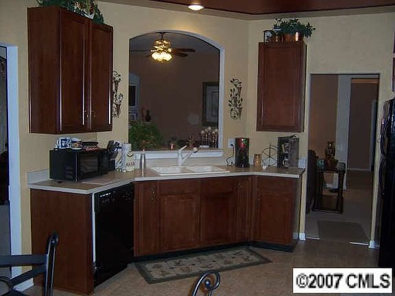 view from Kitchen into living room