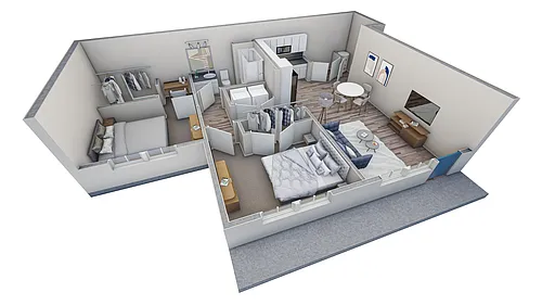 Floor plan 2-1HC