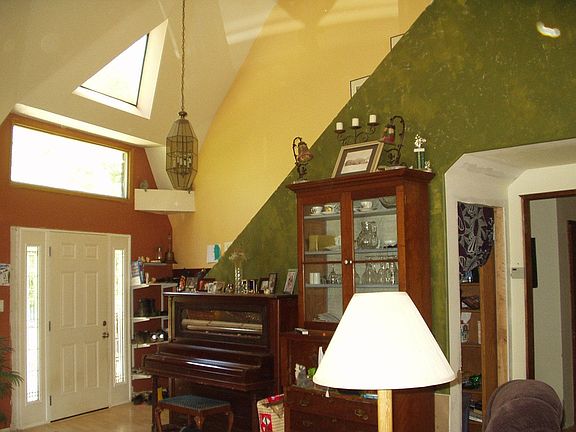 Front entry and living room.
