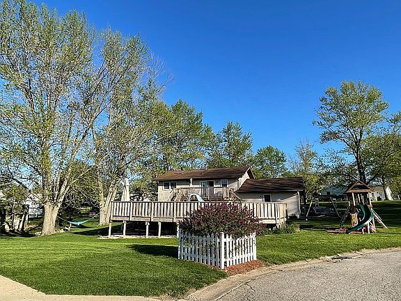 northwest corner of backyard