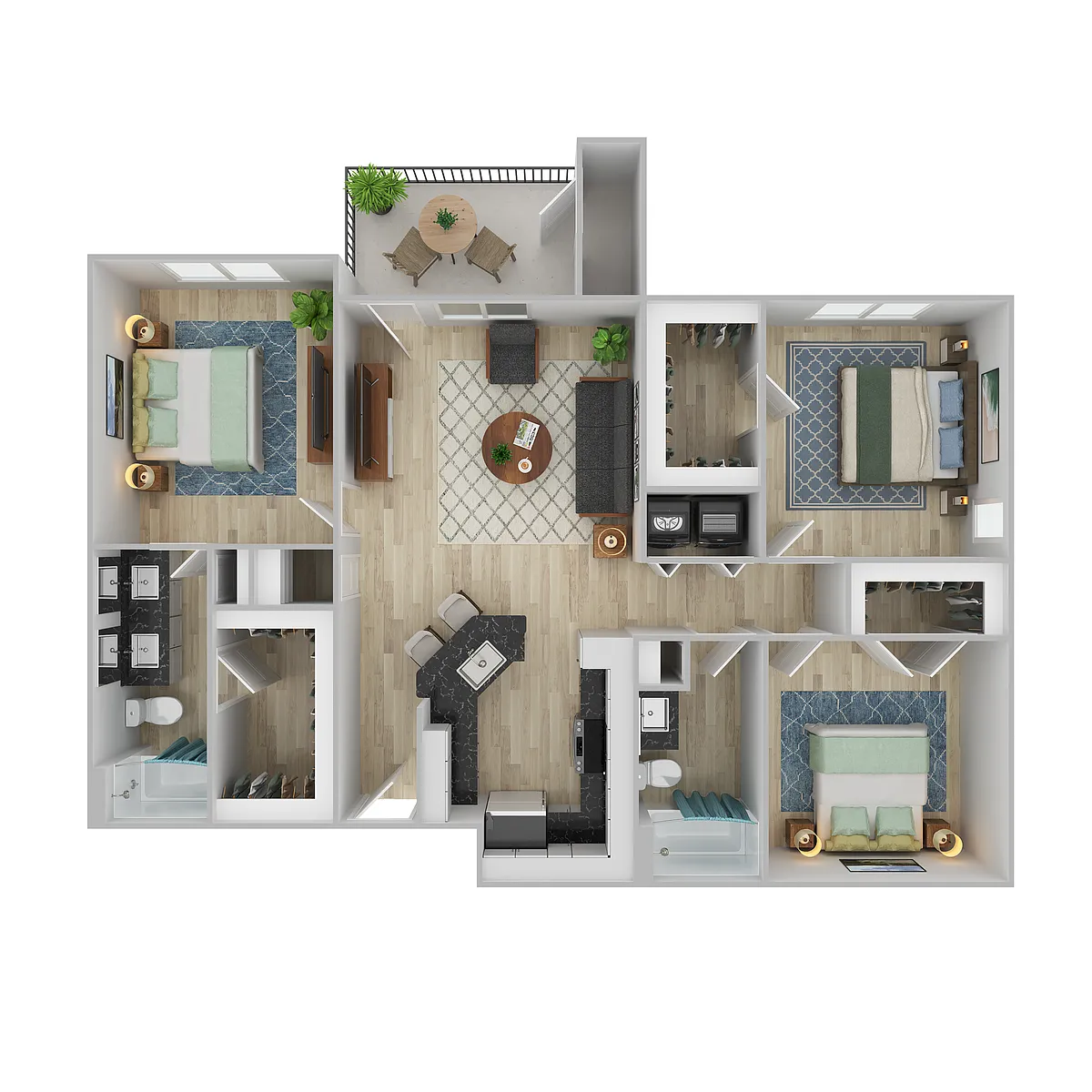Floor plan C1 Upgraded Interiors