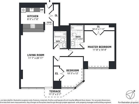 3rd image of 1991 Broadway APT 11B