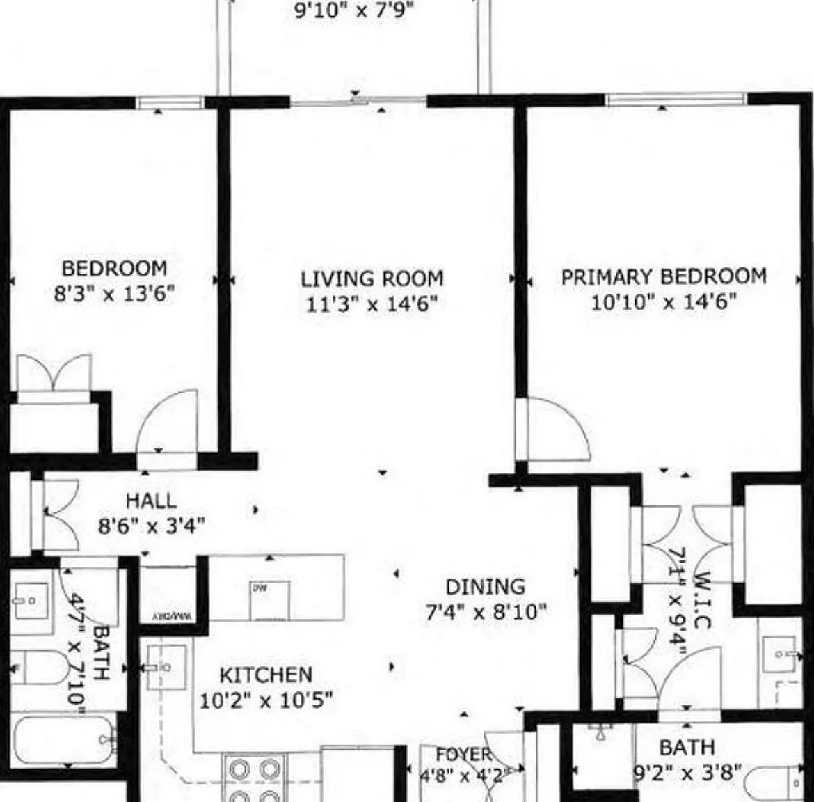 2 bed, 896 sqft, $2,600 — Photo 3