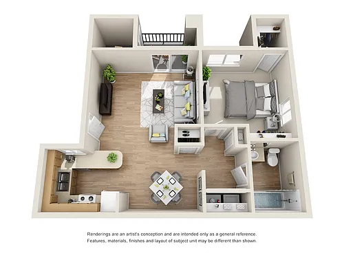 Floor plan 1X1