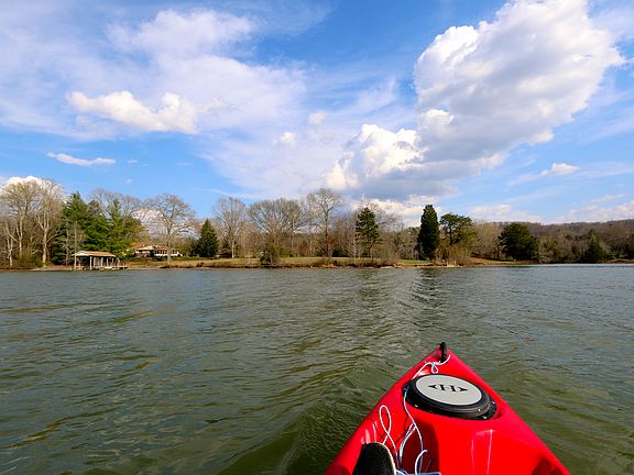 View across the cove to lot