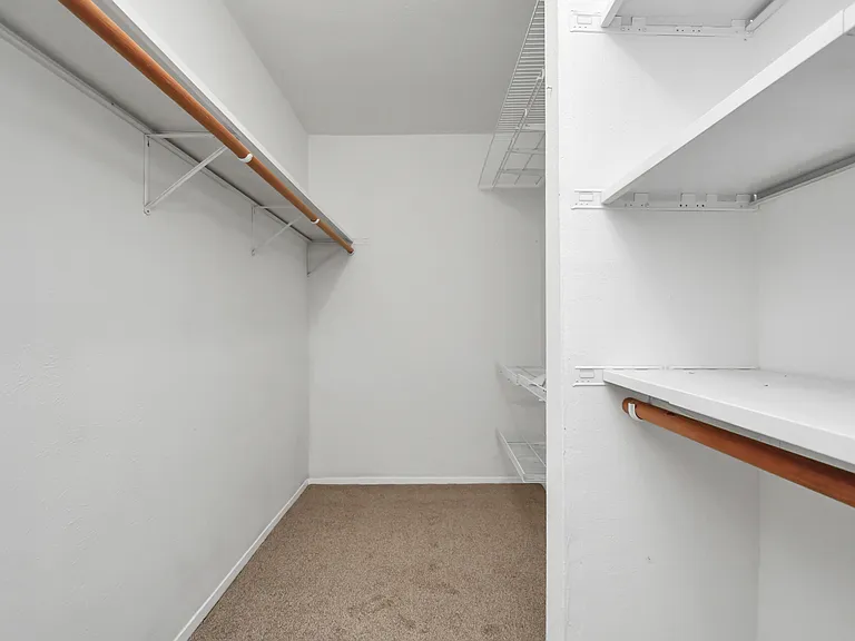 Primary bedroom closet.