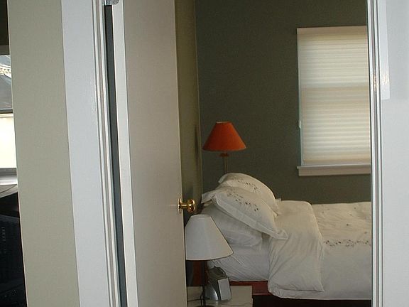 Bedroom with queen-size bed