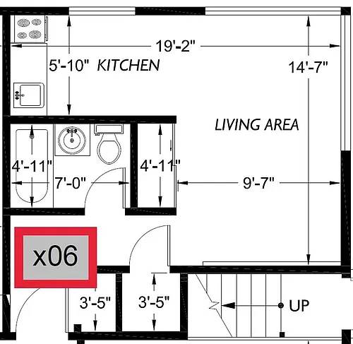 Floor plan 206