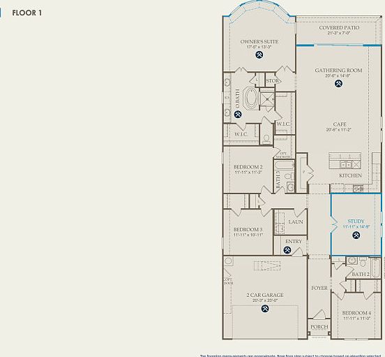 Elmaton Floor Plan, Quick Move-In Home, Floor 1
