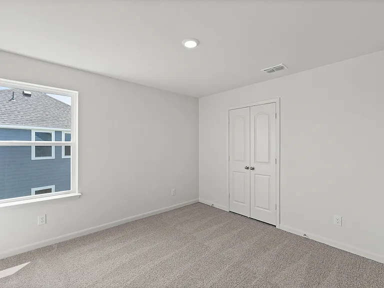 The secondary bedrooms are a great space for children's bedrooms or guest rooms.