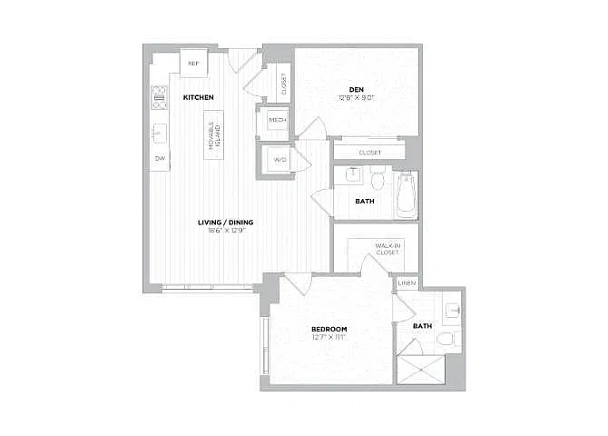 Floor plan Dylan 1G Den