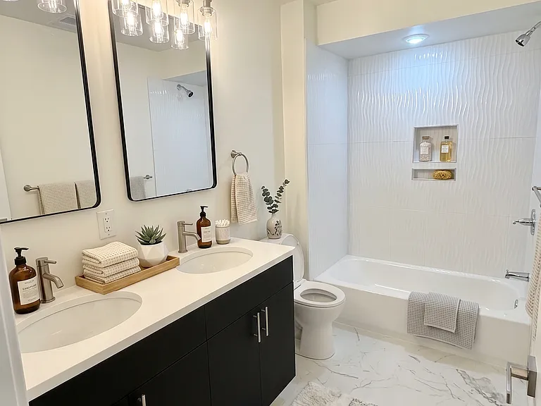 Virtually staged to help show possible furniture layout and use of space.