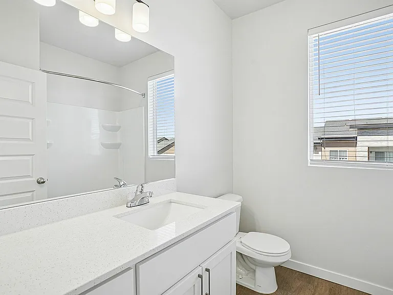 Bright and modern bathroom
