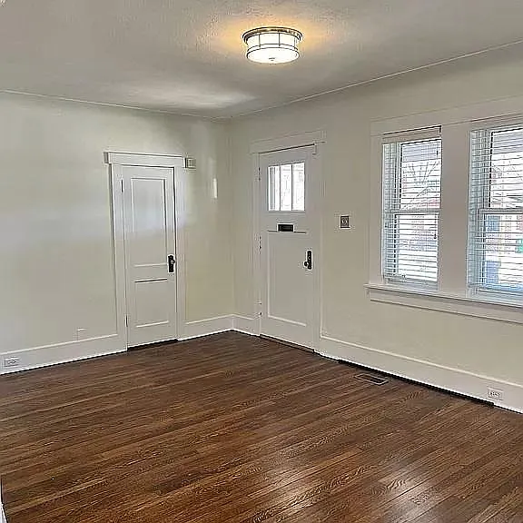 Living room, large coat closet