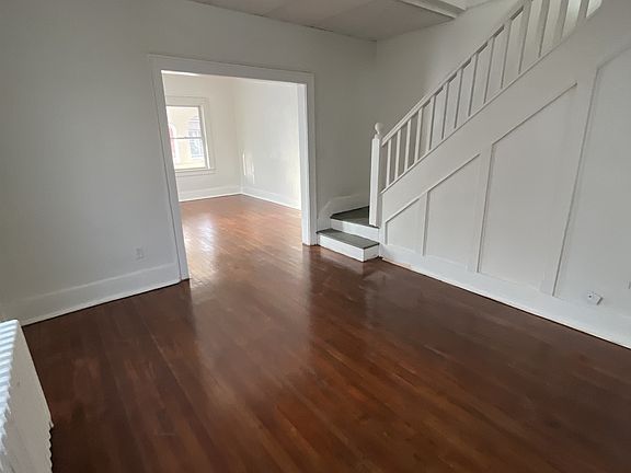 Dining room looking into living room