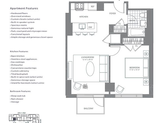 2nd image of 101 Bedford Ave APT D704