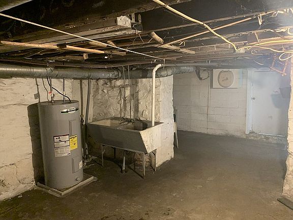Basement- new hot water tank