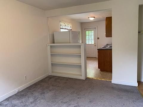 Living room into kitchen
