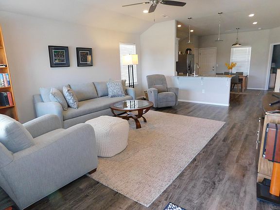 Open floor plan living/kitchen with great space for entertaining. Beautiful wood look LVP flooring.