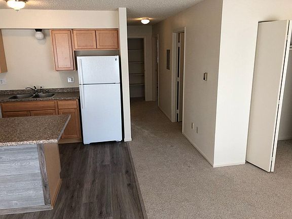 Hallway with closet