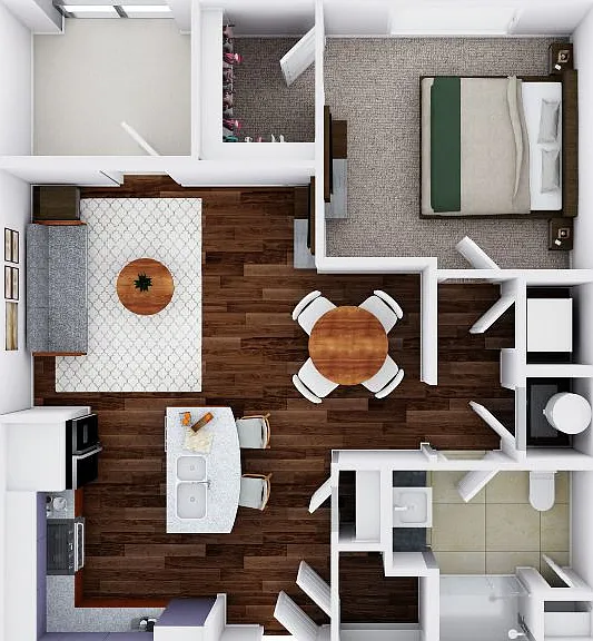 Bellini 1D-P | 1 bed / 1 bath Bellini 1D-P | 1 bed / 1 bath