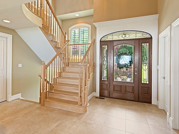 two story entry foyer