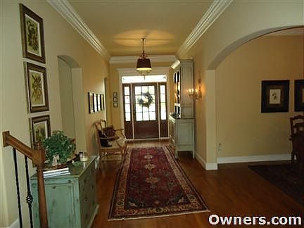 View of entry from family room.