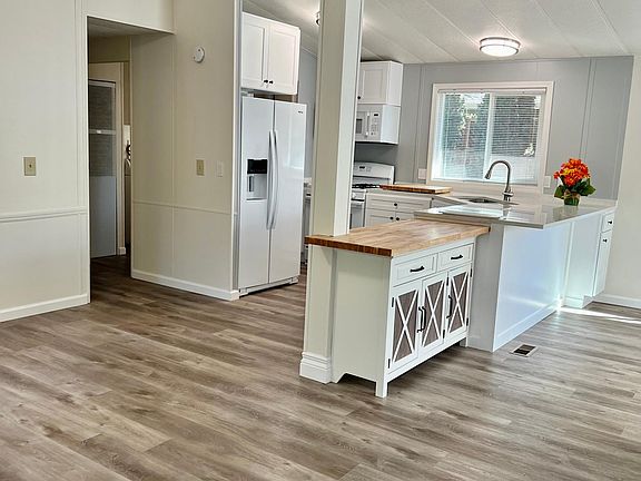 Kitchen & portion of "great room"