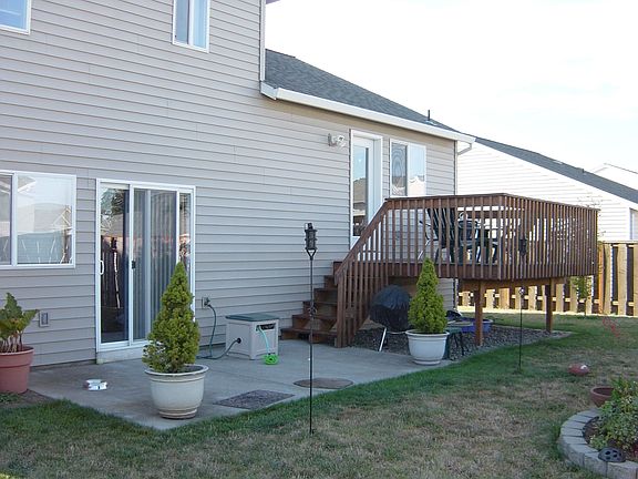 Rear of the house before spa was installed.