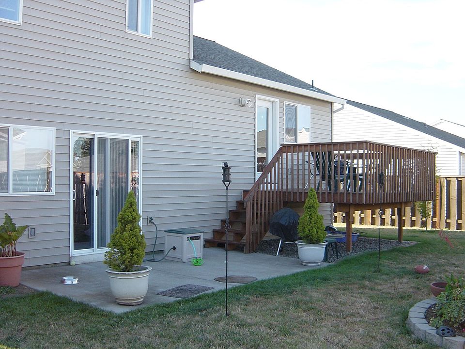 Rear of the house before spa was installed.