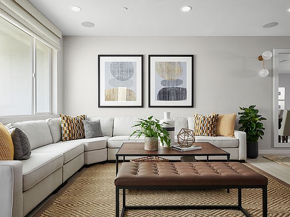 Tempo At The Resort Plan 3 Model Home Great Room Area