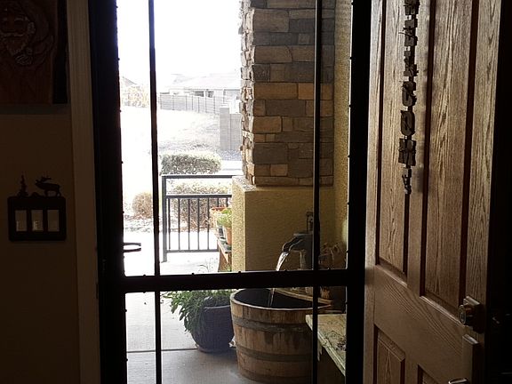 Security door to front porch