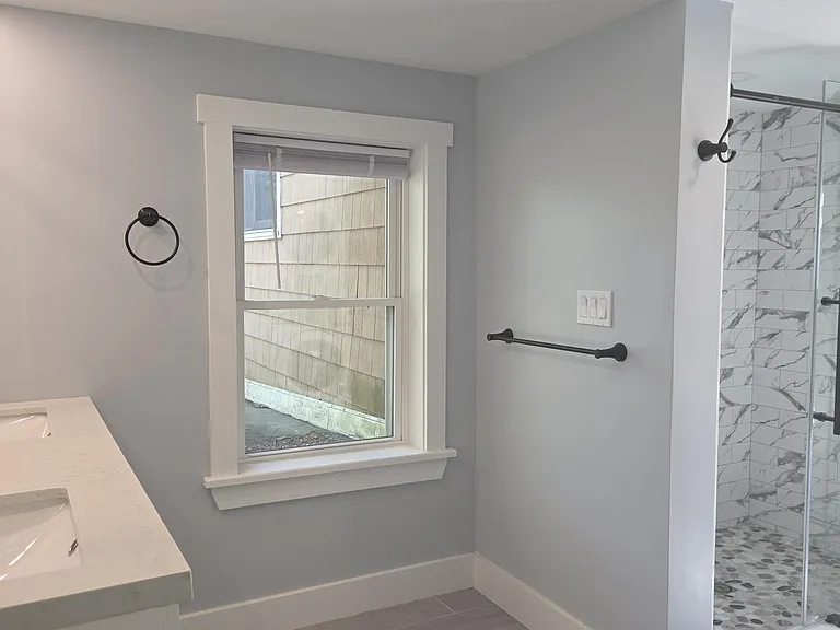 Newly Renovated Bathroom With Laundry