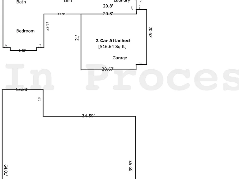 Property layout broken down by room and SQFT