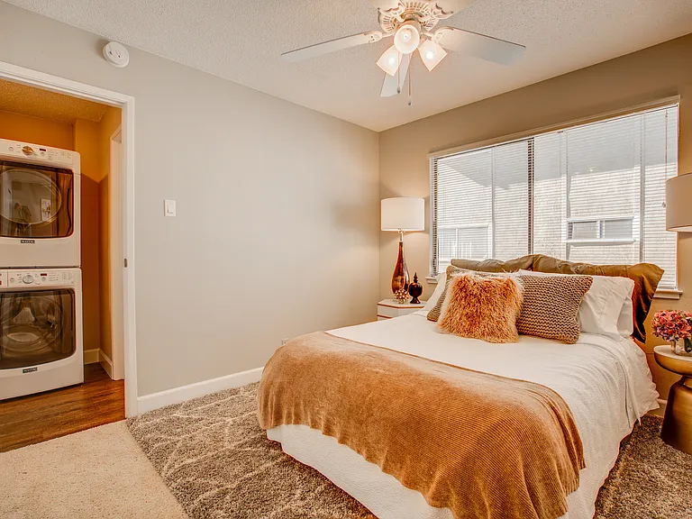 Bedroom and laundry