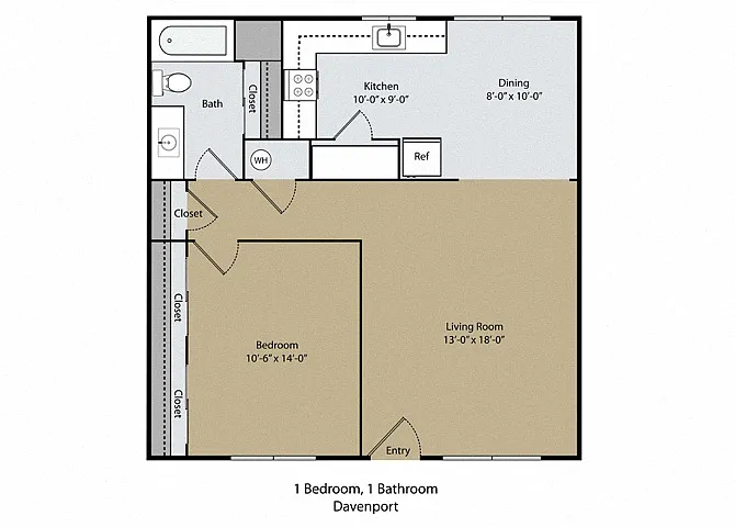 Floor plan Davenport