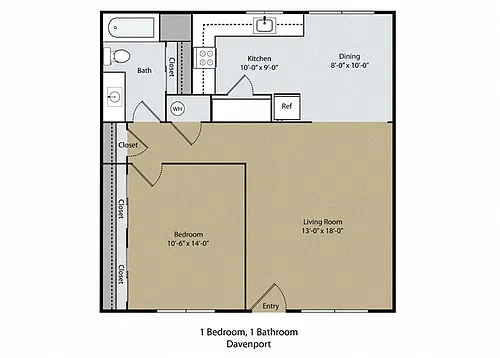 Floor plan Davenport